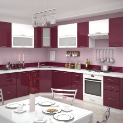 Кухня металлик Ирида