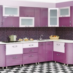 Кухня металлик Дарина