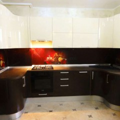 Кухня из экопластика Шоко