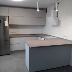 Кухня из нанопластика Мариэтта