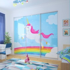Шкаф-купе в детскую Единорог