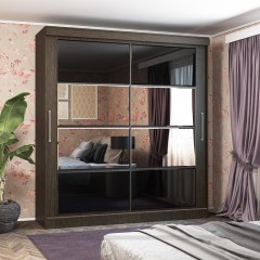 Шкаф-купе Клео темный орех корпусный