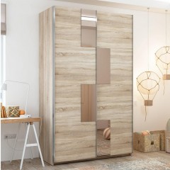 Шкаф-купе Рино светлый орех корпусный