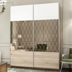 Шкаф-купе Санто двух-дверный корпусный