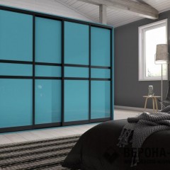 Шкаф-купе Яр голубого цвета