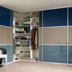 Шкаф-купе Марк голубого цвета