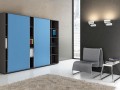Шкаф-купе Нифон голубого цвета
