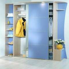 Шкаф-купе Онис голубого цвета