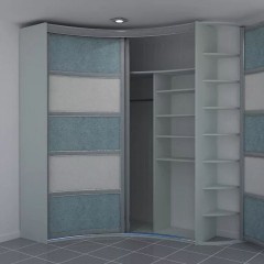 Шкаф-купе Симон голубого цвета
