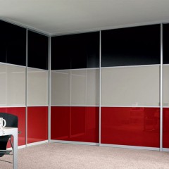 Шкаф-купе Марк красного цвета