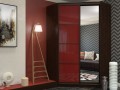 Шкаф-купе Джим красного цвета