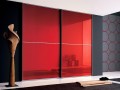 Шкаф-купе Луис красного цвета