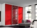 Шкаф-купе Марвин красного цвета