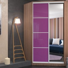 Шкаф-купе Тони фиолетового цвета