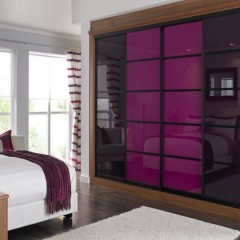 Шкаф-купе Рей фиолетового цвета