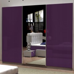 Шкаф-купе Ален фиолетового цвета