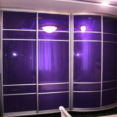 Шкаф-купе Вилсон фиолетового цвета