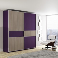 Шкаф-купе Ларри фиолетового цвета