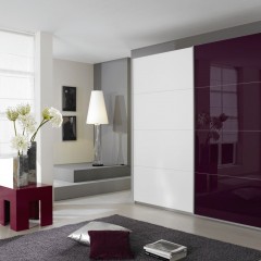 Шкаф-купе Фред вертикаль фиолетового цвета