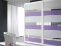 Шкаф-купе Модел сиреневого цвета