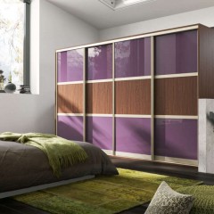 Шкаф-купе Шон сиреневого цвета