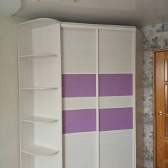 Шкаф-купе Эрл сиреневого цвета