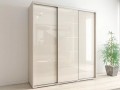 Шкаф-купе Лео бежевый