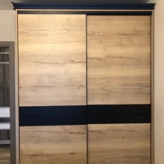 Шкаф-купе Соренто цвета орех