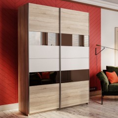 Шкаф-купе Милан цвета орех