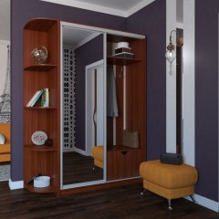 Шкаф-купе Николь цвета орех
