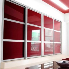 Шкаф-купе вишневого цвета Гарри