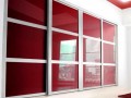Шкаф-купе вишневого цвета Гарри