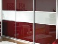 Шкаф-купе вишневого цвета Оскар