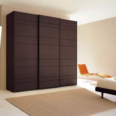 Шкаф-купе Леон коричневый