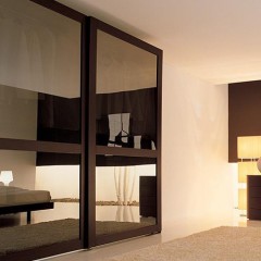 Шкаф-купе Прозрачный коричневый