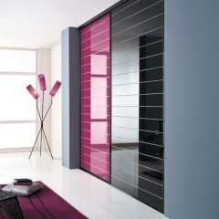 Шкаф-купе фуксия Дино
