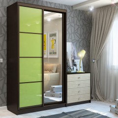 Шкаф-купе оливковый Руджеро