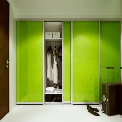 Шкаф-купе оливковый Фредо