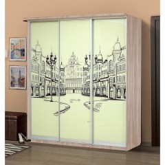 Шкаф-купе оливковый Беттино