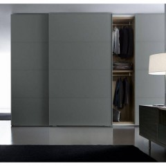 Шкаф-купе серого цвета Вэнни
