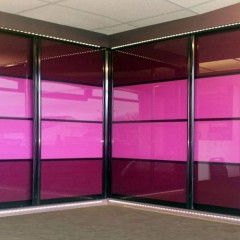 Шкаф-купе фуксия Витторе