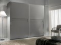 Шкаф-купе серого цвета Марцио