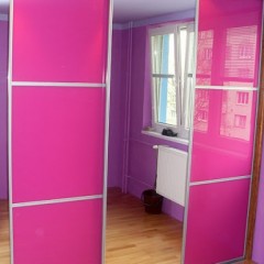 Шкаф-купе фуксия Дарио