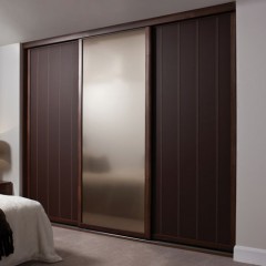 Шкаф-купе цвет шоколад Карлос