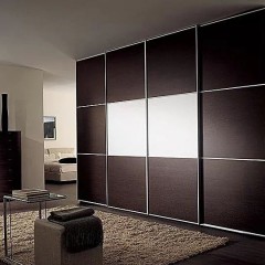 Шкаф-купе цвет шоколад Лаззаро