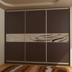 Шкаф-купе цвет шоколад Райль