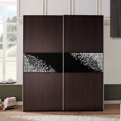 Шкаф-купе цвет шоколад Санто