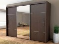 Шкаф-купе цвет шоколад Алонзо