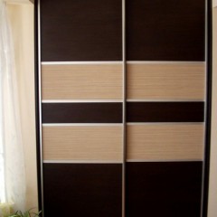 Шкаф-купе цвет шоколад Юни