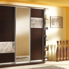 Шкаф-купе цвет шоколад Апрель